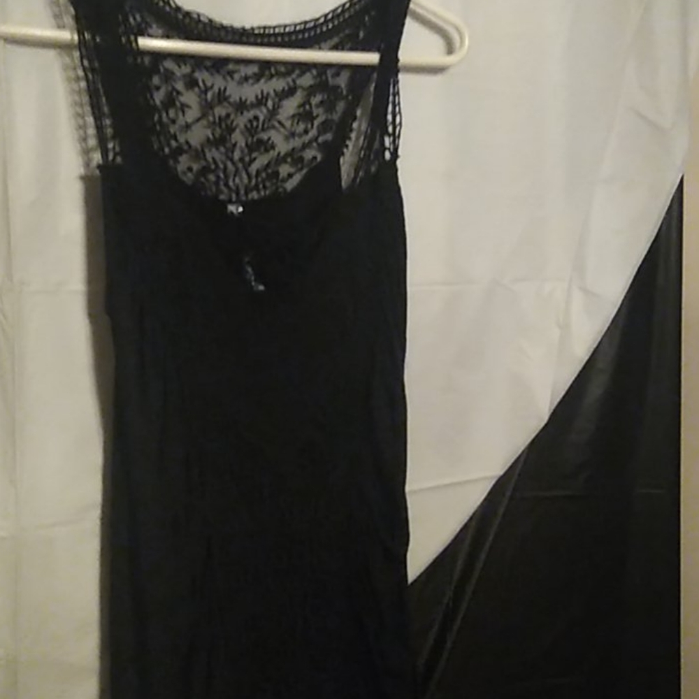 Black lace top